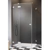 Душевая кабина Radaway Essenza Pro White KDJ 90Lx100 (10097090-04-01L+10098100-01-01) Прямокутні Прозоре