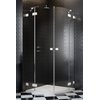 Душевая кабина Radaway Essenza Pro White PDD 100Lx100R (10095100-04-01L+10095100-04-01R) Радиусные симметричные Прозрачное