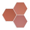 Плитка Wow Six Hexa Coral 14*16 (122452) Для кухні, Для громадських приміщень, Для житлових приміщень, Для ванної