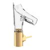 Смеситель для раковины Axor Starck V bevel cut, Brushed Brass (12123950) Для раковины Латунь