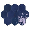 Плитка Wow Zellige Hexa Cobalt 10.8 * 12.4 (122085) Для кухні, Для громадських приміщень, Для житлових приміщень, Для ванної
