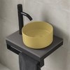 Раковина накладна 25 см Cielo Shui Comfort Minimo, пісочний (MILAT-CN) На стільницю, На тумбу 