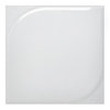 Плитка Wow Essential Leaf L White Gloss 25*25 (105131) Для кухни, Для общественных помещений, Для жилых помещений, Для ванной