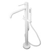 Напольный смеситель для ванны Paffoni Light (LIG032BO) Для ванны Белый, Белый матовый
