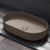 Раковина накладна 60 см Cielo Shui Comfort, коричневий (SHCOLAO60-AN) На стільницю, На тумбу 