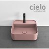 Керамічна раковина 44 см Cielo Shui Comfort, рожевий (SHCOLAQF-CP) На стільницю, На тумбу, Підвісні 