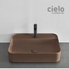 Керамическая раковина 60 см Cielo Shui Comfort, коричневый (SHCOLARF-AN) На столешницу, На тумбу, Подвесные Прямоугольные
