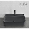 Керамическая раковина 60 см Cielo Shui Comfort, темно-серый (SHCOLARF-CM) На столешницу, На тумбу, Подвесные Прямоугольные
