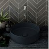 Раковина накладна 40 см Cielo Shui Comfort, темно-сірий (SHCOLAT40-BA) На стільницю, На тумбу 