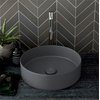 Раковина накладная 40 см Cielo Shui Comfort, темно-серый (SHCOLAT40-CM) На столешницу, На тумбу Круглые