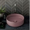 Раковина накладна 40 см Cielo Shui Comfort, рожевий (SHCOLAT40-CP) На стільницю, На тумбу 