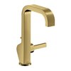 Смеситель для раковины Axor Citterio, Polished Gold Optic (39034990) Для раковины Золото