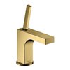Смеситель для раковины 90 мм Axor Citterio, Polished Gold Optic (39035990) Для раковины Золото