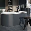 Ванна отдельностоящая Cielo Arcadia Cibele 160*86 см (CIBELE-White+CIBATC-CM) Cielo Овальные