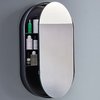 Дзеркальна шафка 50 см Cielo I Catini Oval Box, Cemento (CASPCO-CM) Cielo Дзеркальні шафи