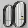 Зеркало с LED подсветкой и полкой 67 см Cielo Arcadia Eos C, Matt Black (SPEOML-NM) Cielo Зеркала