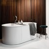 Ванна отдельностоящая Cielo Arcadia Cibele 160*86 см (CIBELE-White+CIBATC-TL) Cielo Овальные