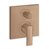 Смеситель скрытого монтажа Axor Citterio, Brushed Red Gold (39455310) Для ванны, Для душа Красное золото