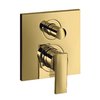 Смеситель скрытого монтажа Axor Citterio, Polished Gold Optic (39455990) Для ванны, Для душа Золото