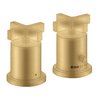 Термостатический смеситель для ванны Axor Citterio, Brushed Gold Optic (39480250) Для ванны Золото