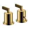 Термостатический смеситель для ванны Axor Citterio, Polished Gold Optic (39482990) Для ванны Золото