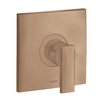 Змішувач прихованого монтажу Axor Citterio, Brushed Red Gold (39655310) Для душа Червоне золото