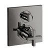 Термостатический смеситель на 1 потребитель Axor Citterio, Polished Black Chrome (39705330) Для ванны, Для душа Черный