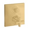 Термостатический смеситель на 2 потребителя Axor Citterio, Brushed Gold Optic (39725250) Для ванны, Для душа Золото