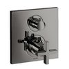Термостатический смеситель на 2 потребителя Axor Citterio, Polished Black Chrome (39725330) Для ванны, Для душа Черный