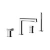 Змішувач для ванни Gessi Anello (63337-031) Для ванни Хром