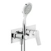 Смеситель для ванны Gessi Rilievo (59140-031) Для ванны, Для душа Хром