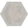 Плитка Ornamenta Cocciopesto Portland + Malta Hexagon D60 (CP60PM) Ornamenta Для кухні, Для громадських приміщень, Для житлових приміщень, Для ванної