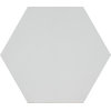 Плитка Ornamenta Décor White Hexagon D23 (DE23W) Ornamenta Для кухни, Для общественных помещений, Для жилых помещений, Для ванной