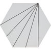 Плитка Ornamenta Electra Ray Lightning Hexagon D40 (EL40RL) Ornamenta Для кухни, Для общественных помещений, Для жилых помещений, Для ванной