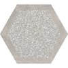 Плитка Ornamenta Cocciopesto Malta + Portland Hexagon D60 (CP60MP) Ornamenta Для кухні, Для громадських приміщень, Для житлових приміщень, Для ванної