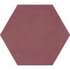 Плитка Ornamenta Medley Solid Marsala Hexagon D25 (ME25M) Ornamenta Для кухни, Для общественных помещений, Для жилых помещений, Для ванной
