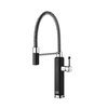 Смеситель для кухни Gessi Kitchen HAPPY, черный матовый\ хром (60061-299) Для кухни Хром, Черный, Черный матовый