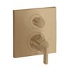 Термостатичний змішувач на 2 споживача Axor Citterio, Brushed Bronze (39720140) Для ванни, Для душа Бронза