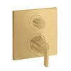 Термостатический смеситель на 2 потребителя Axor Citterio, Brushed Gold Optic (39720250) Для ванны, Для душа Золото
