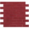 Плитка Atlas Concorde Boost Red Minibrick 30.5 * 30.5 (9BMQ) Atlas Concorde Для кухні, Для громадських приміщень, Для житлових приміщень, Для ванної