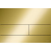 Металлическая панель смыва унитаза TECE Square II, Polished Gold Optic / глянец, позолоченный (9240839) Механические Для унитазов Механические