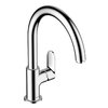 Змішувач для кухонного миття Hansgrohe Vernis Blend M35, хром (71870000) Для кухні, Для раковини, Для кухонних мийок Хром