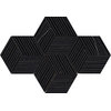 Плитка Piemme Valentino Majestic Cube Royal Nero Lev 30 * 30 (02646) Для кухні, Для громадських приміщень, Для житлових приміщень, Для ванної