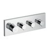 Термостатический смеситель на 3 потребителя Axor Showers (10751000) Для ванны, Для душа Хром