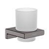 Стакан для зубных щеток Hansgrohe AddStoris, черный-хром матовый (41749340) Стаканы для зубных щеток Hansgrohe