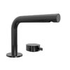 Смеситель для раковины на 2 отверстия Fantini Aboutwater AF/21, Matt Gun Metal PVD (27 P5 A104WF) Для раковины Графит