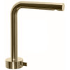 Змішувач для раковини з високим виливом Fantini Aboutwater AF / 21, Matt British Gold PVD (27 P6 A006WF) Для раковини Золото