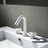 Смеситель для раковины на 3 отверстия Fantini I Balocchi, белый матовый (60 29 0504) Для раковины Белый матовый