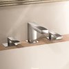 Смеситель для раковины на 3 отверстия Fantini AR/38, хром (38 02 5304S + 38 02 5346 + 38 02 5347) Для раковины Хром