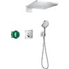 Термостатическая душевая система Hansgrohe Raindance E, хром (27952000) Душевые стойки Хром